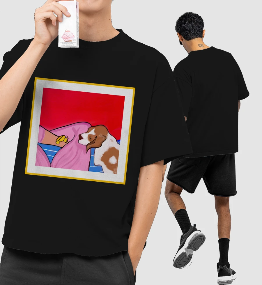 Best friends  Front-Printed Oversized T-Shirt