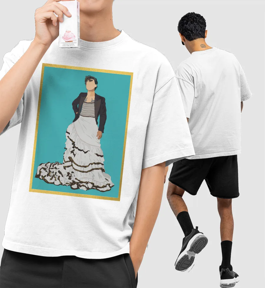 Harry Styles poster  Front-Printed Oversized T-Shirt