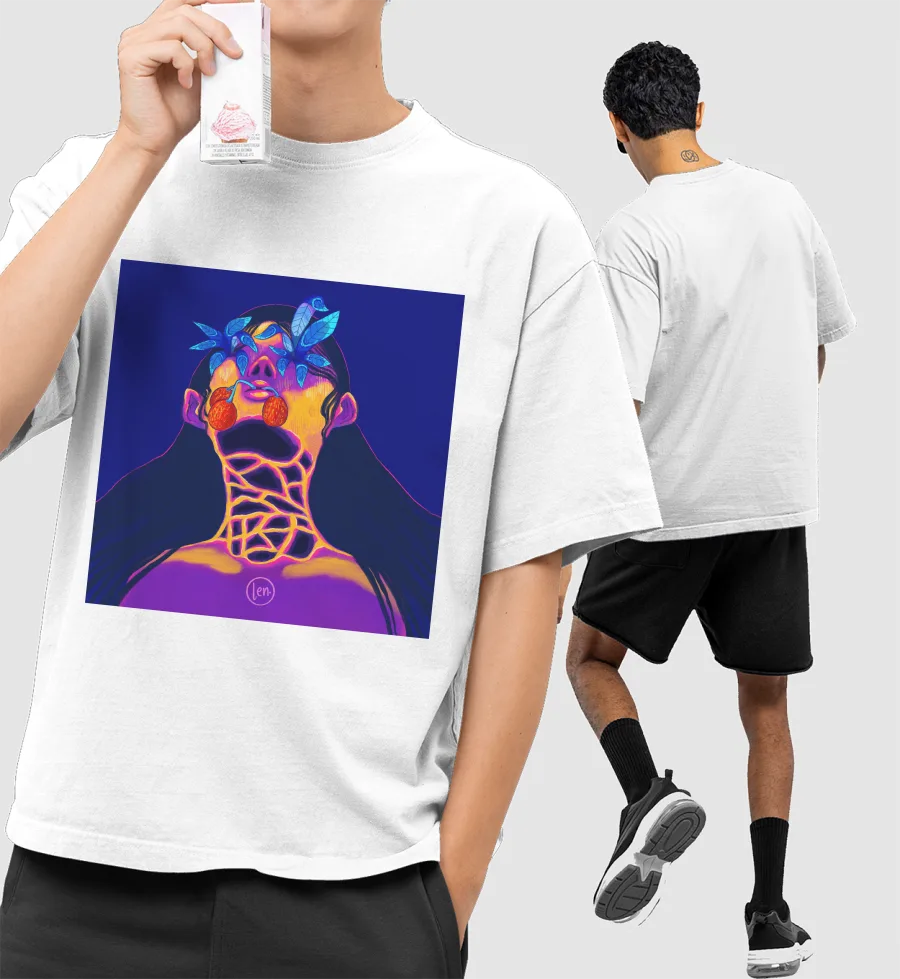 Strangler Fig Front-Printed Oversized T-Shirt