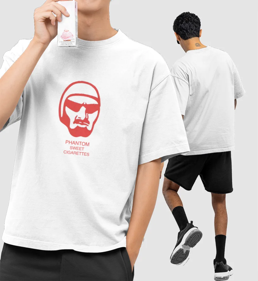 PHANTOM Front-Printed Oversized T-Shirt