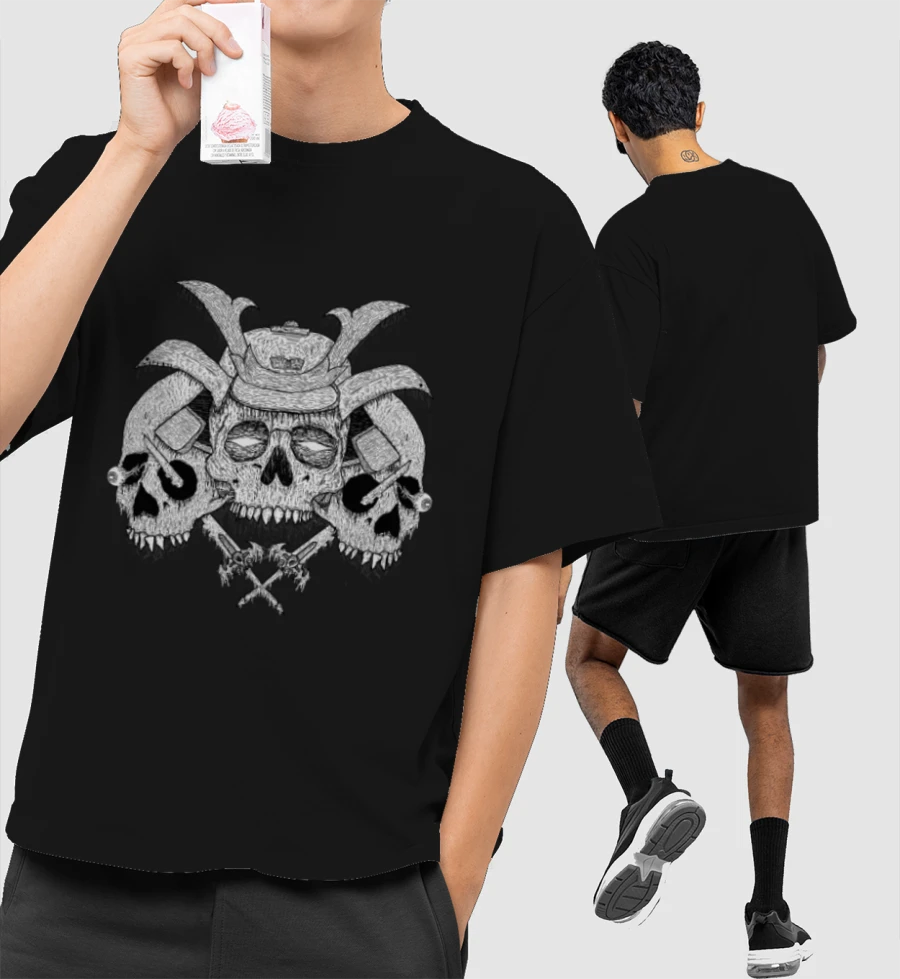 SWORD OF BETRAYAL Front-Printed Oversized T-Shirt