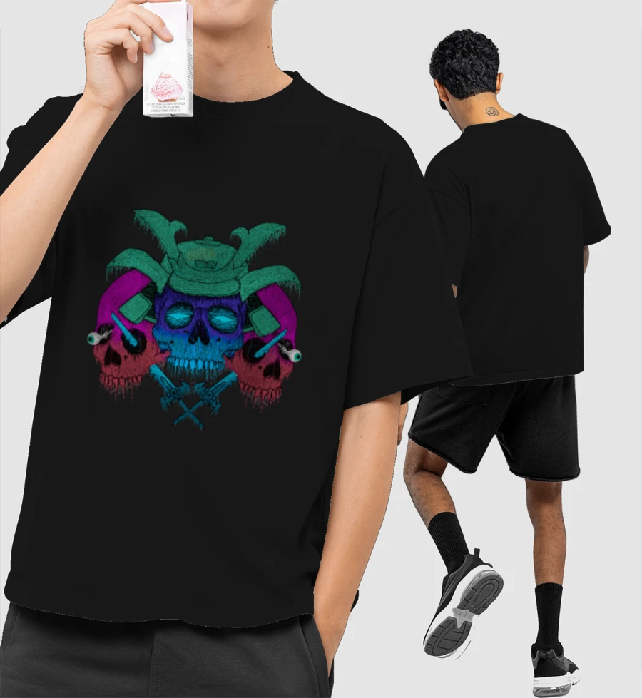 SWORD OF BETRAYAL - COLOUR Front-Printed Oversized T-Shirt