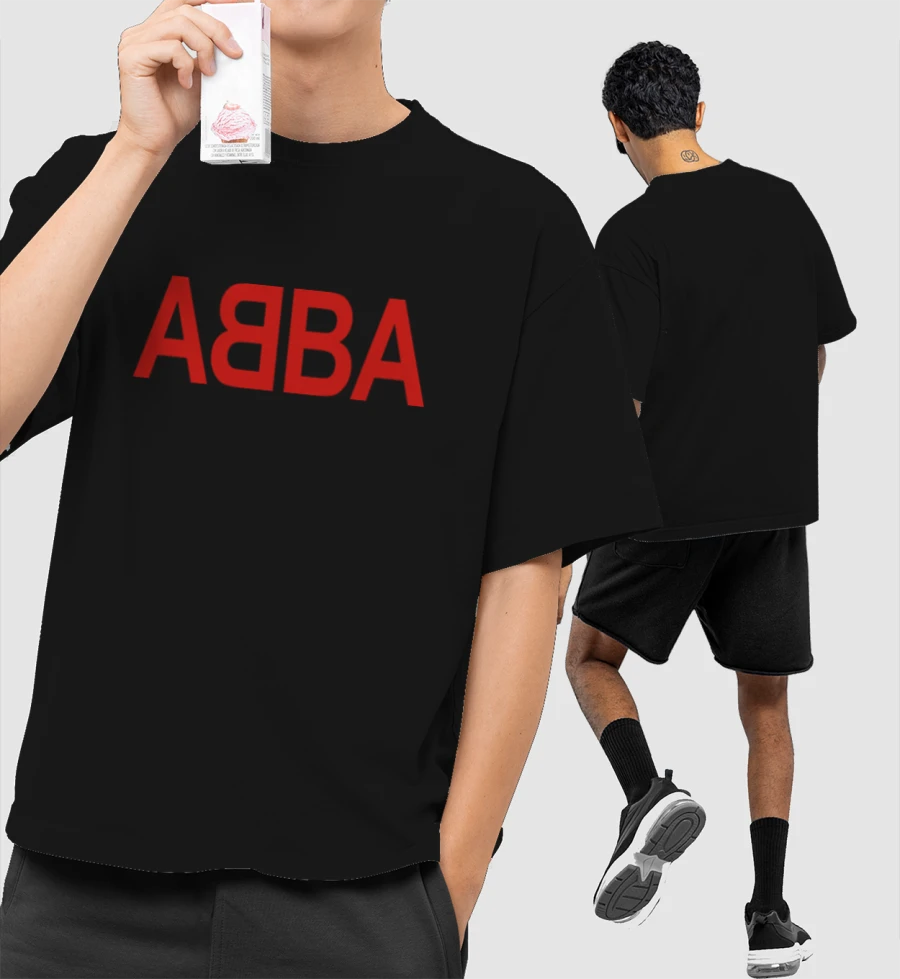 ABBA Front-Printed Oversized T-Shirt