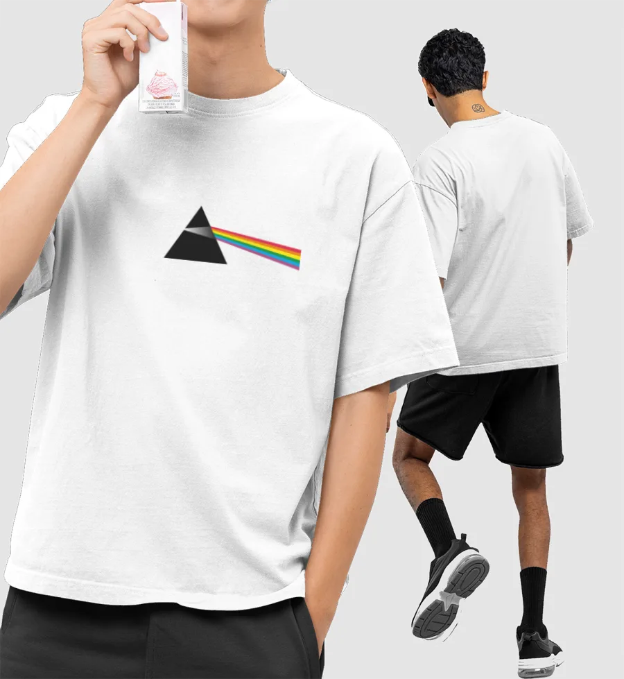 Pink Floyd Front-Printed Oversized T-Shirt