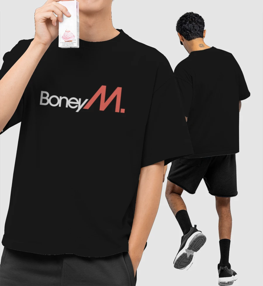 Boney M Front-Printed Oversized T-Shirt