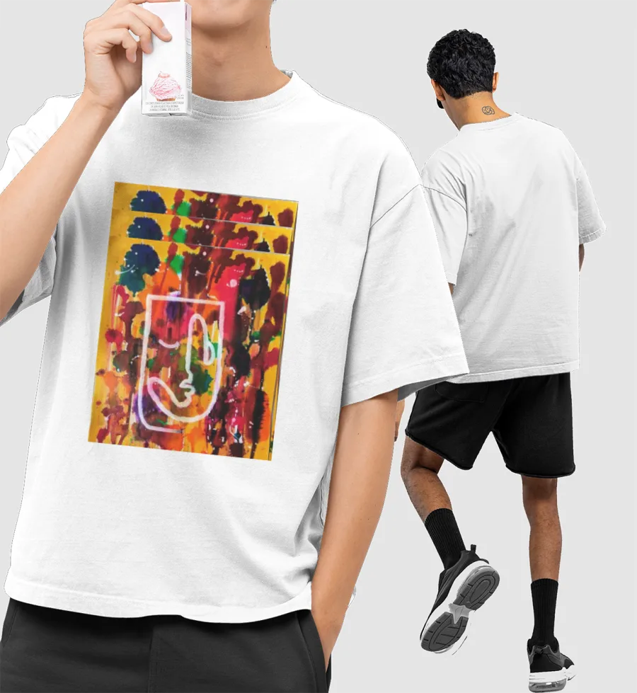 The Hidden Front-Printed Oversized T-Shirt