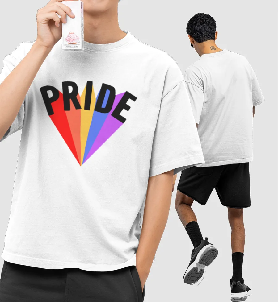 Pride Front-Printed Oversized T-Shirt