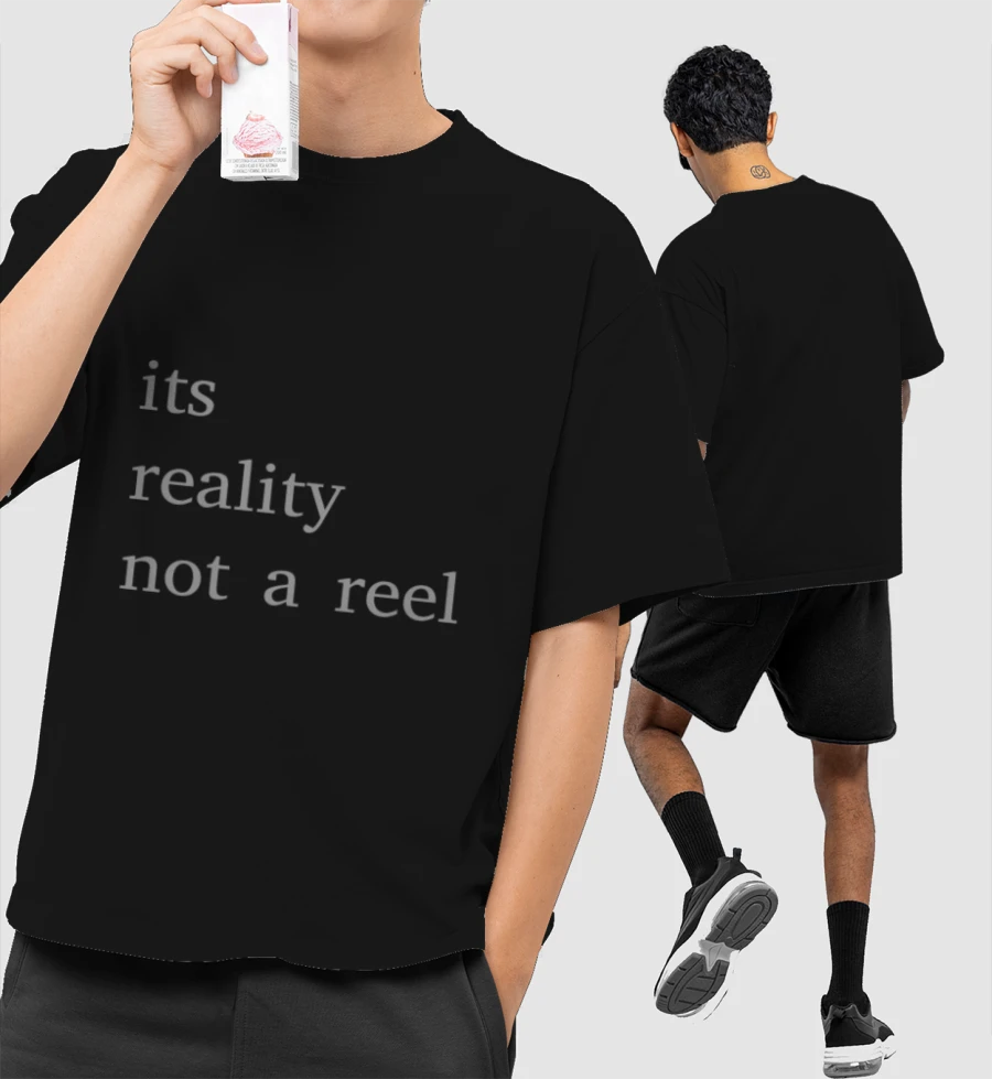 Befree  Front-Printed Oversized T-Shirt