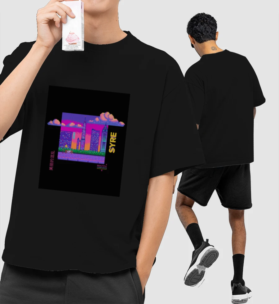 SYRE Jaden Smith Front-Printed Oversized T-Shirt