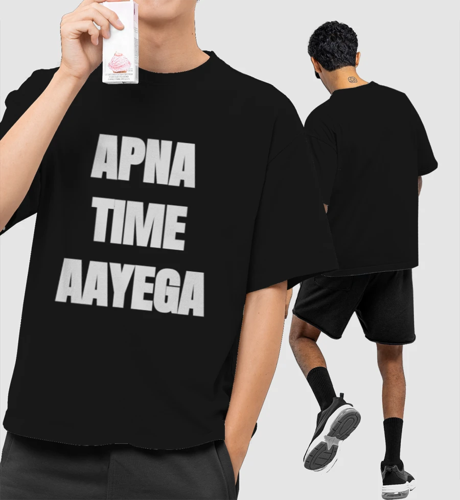 Trends Front-Printed Oversized T-Shirt