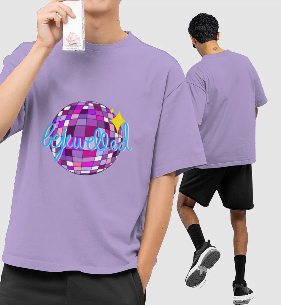 bejeweled (midnights inspired) Front-Printed Oversized T-Shirt