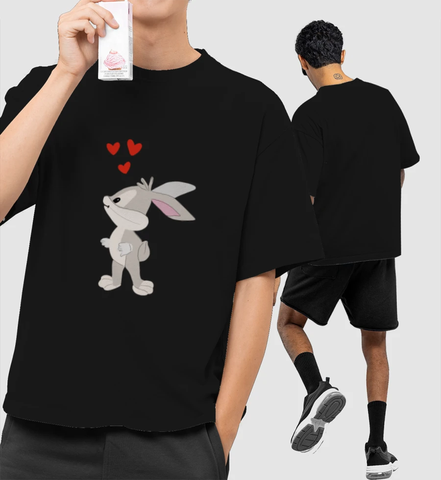 Bugs Bunny 2.0 Front-Printed Oversized T-Shirt