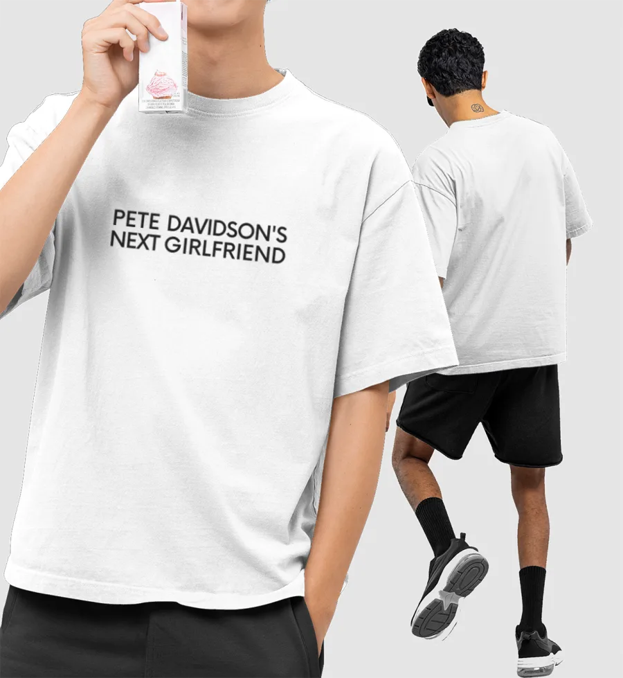 Next girlfriend Front-Printed Oversized T-Shirt