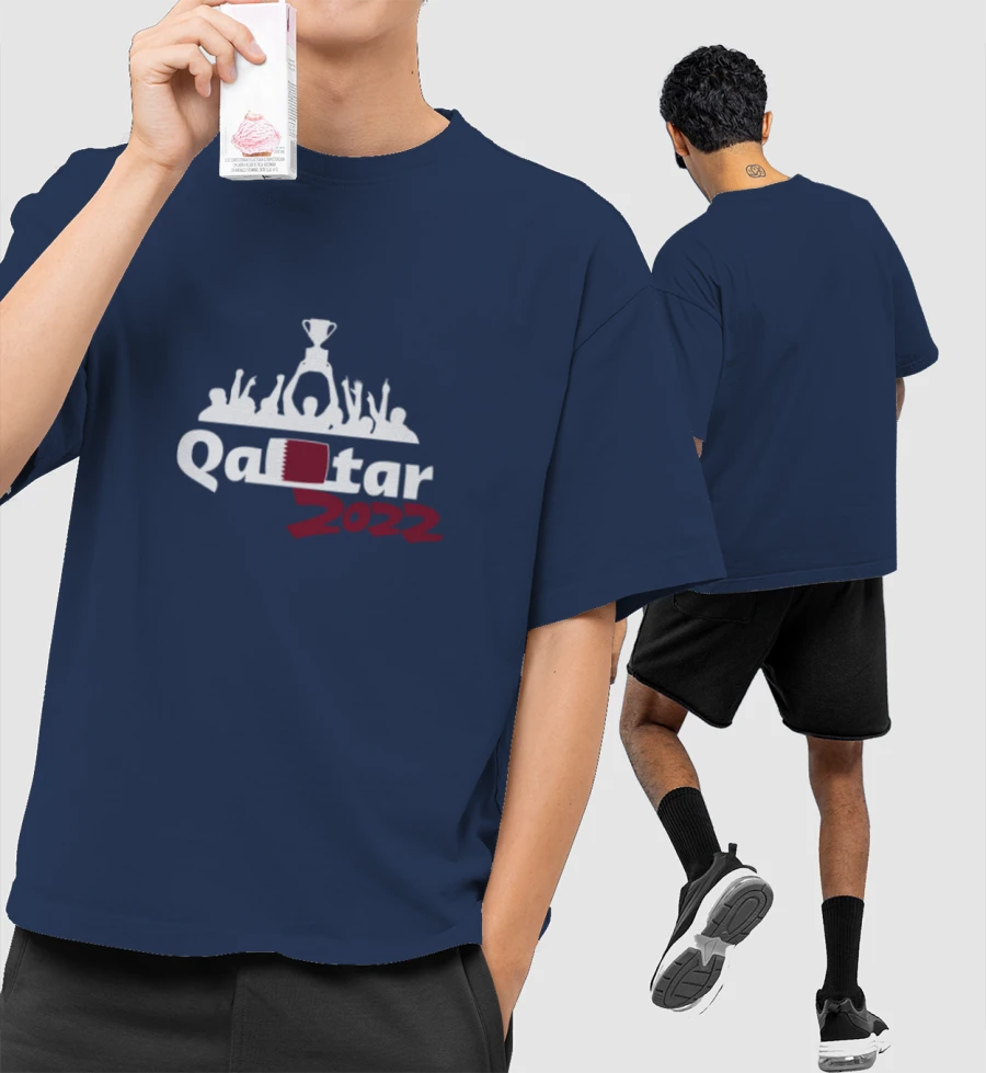 FIFA 22' Front-Printed Oversized T-Shirt