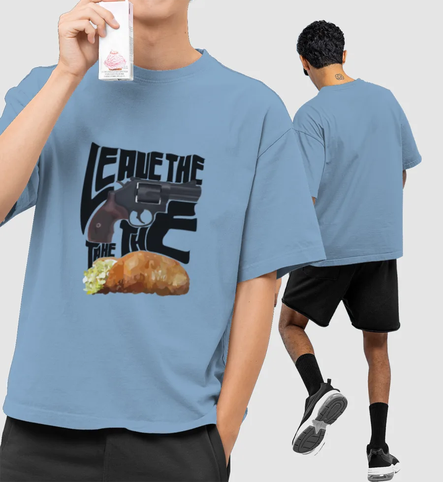 Cannoli Front-Printed Oversized T-Shirt