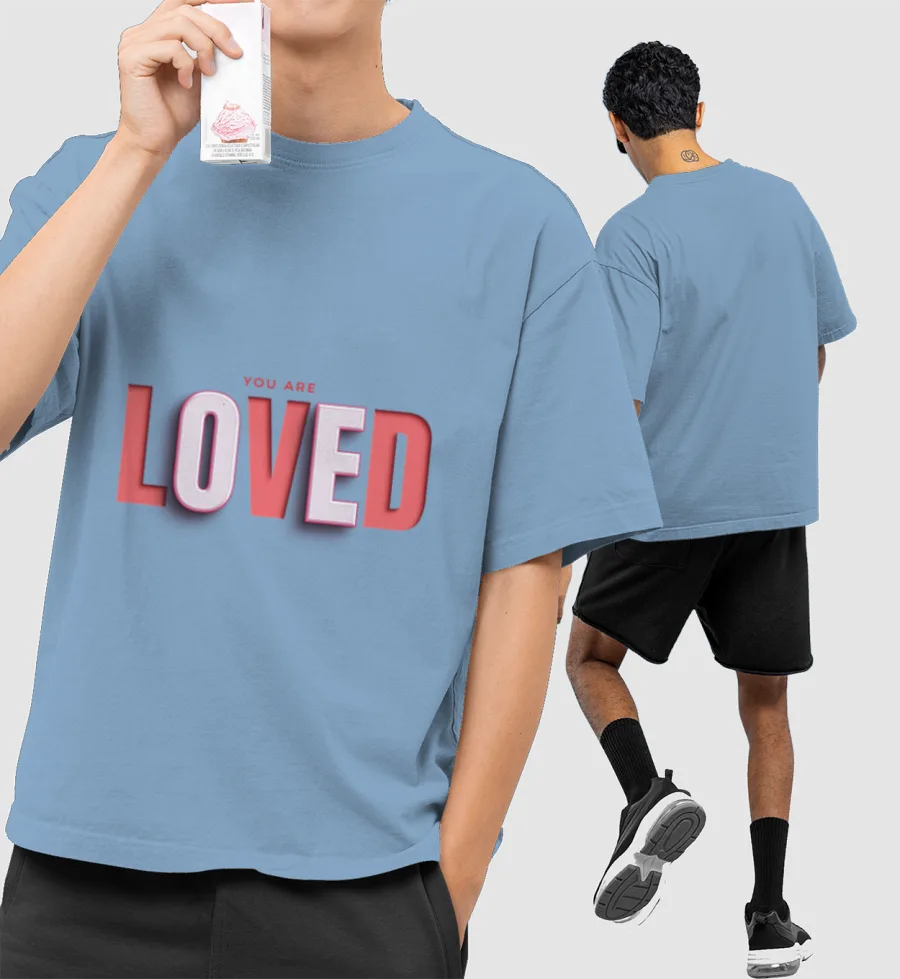 valentine's day love Front-Printed Oversized T-Shirt