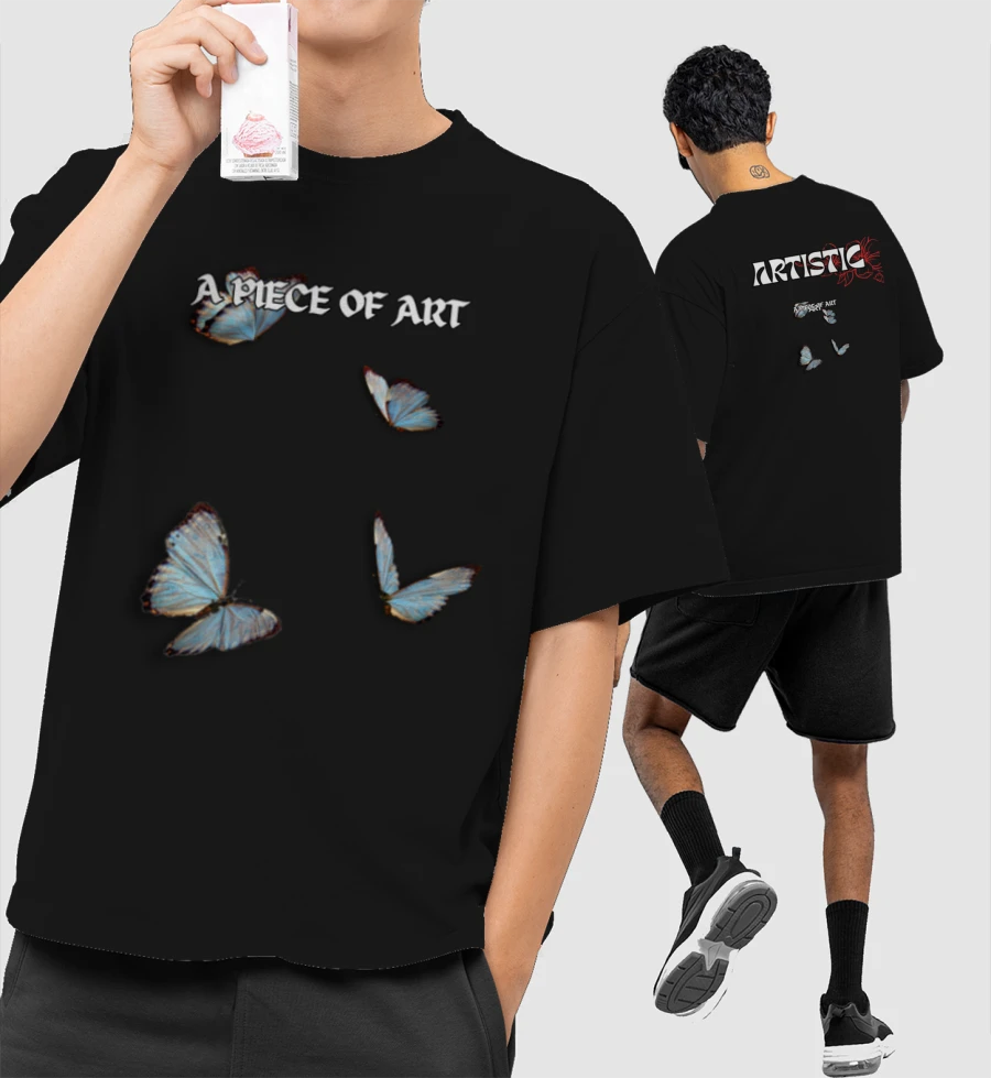ART Oversized T-Shirt (Front & Back Print)