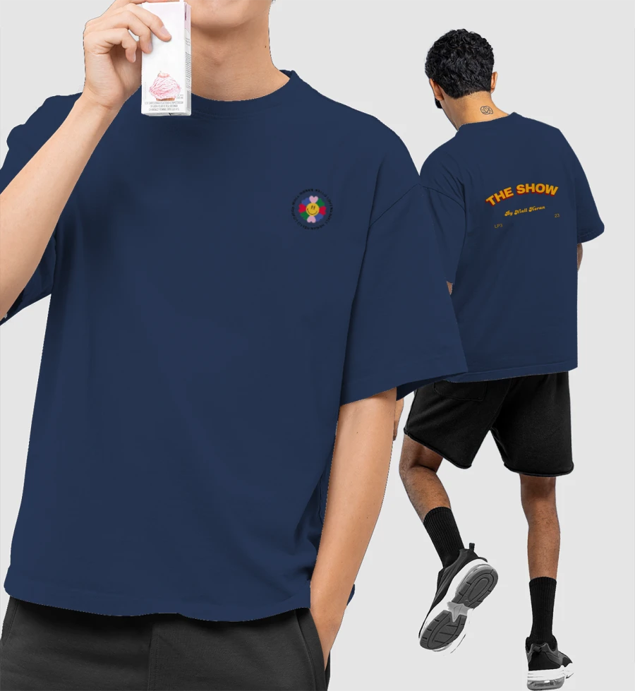 NH The Show  Oversized T-Shirt (Front & Back Print)