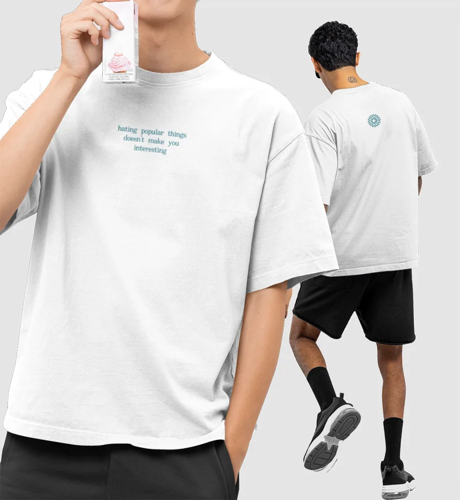 Truth Bomb 1 Oversized T-Shirt (Front & Back Print)