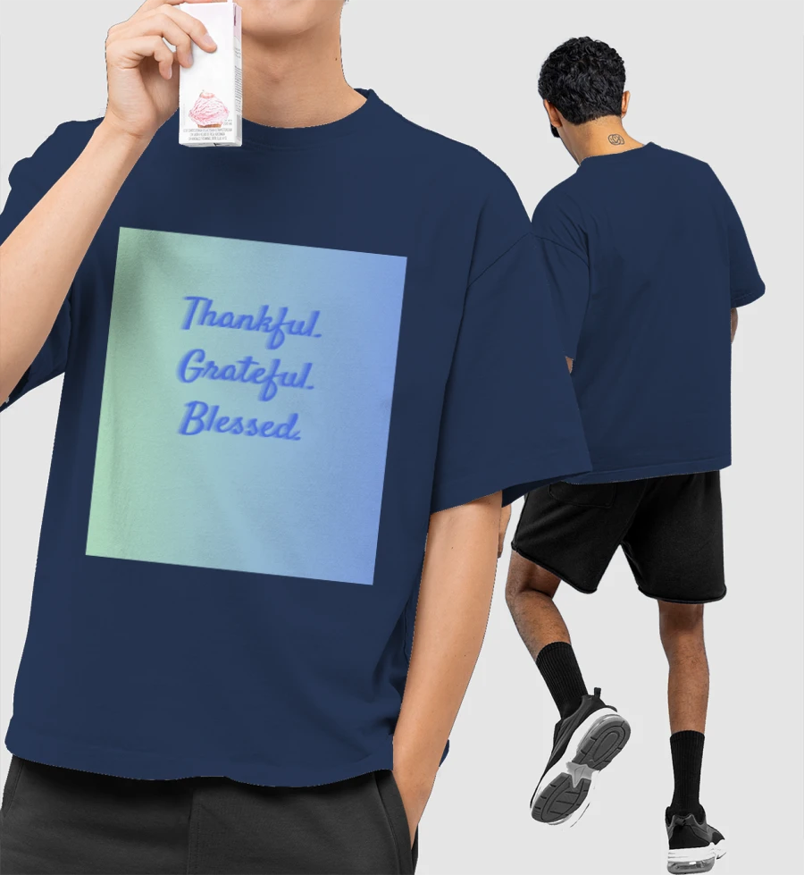 Affirmation Front-Printed Oversized T-Shirt