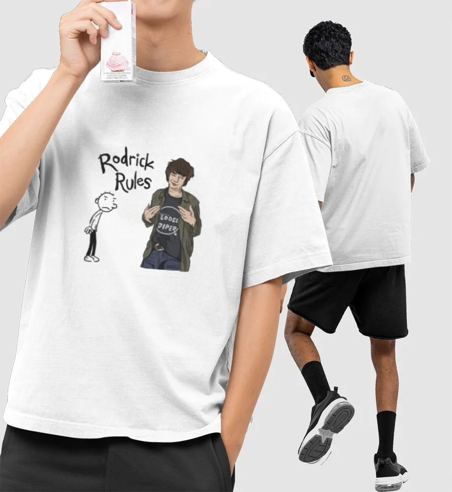 Rodrick Rules Front-Printed Oversized T-Shirt