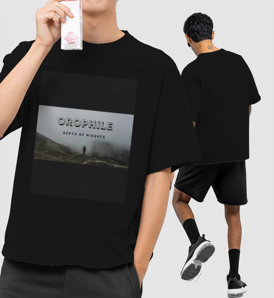 Peak obsessed  Front-Printed Oversized T-Shirt