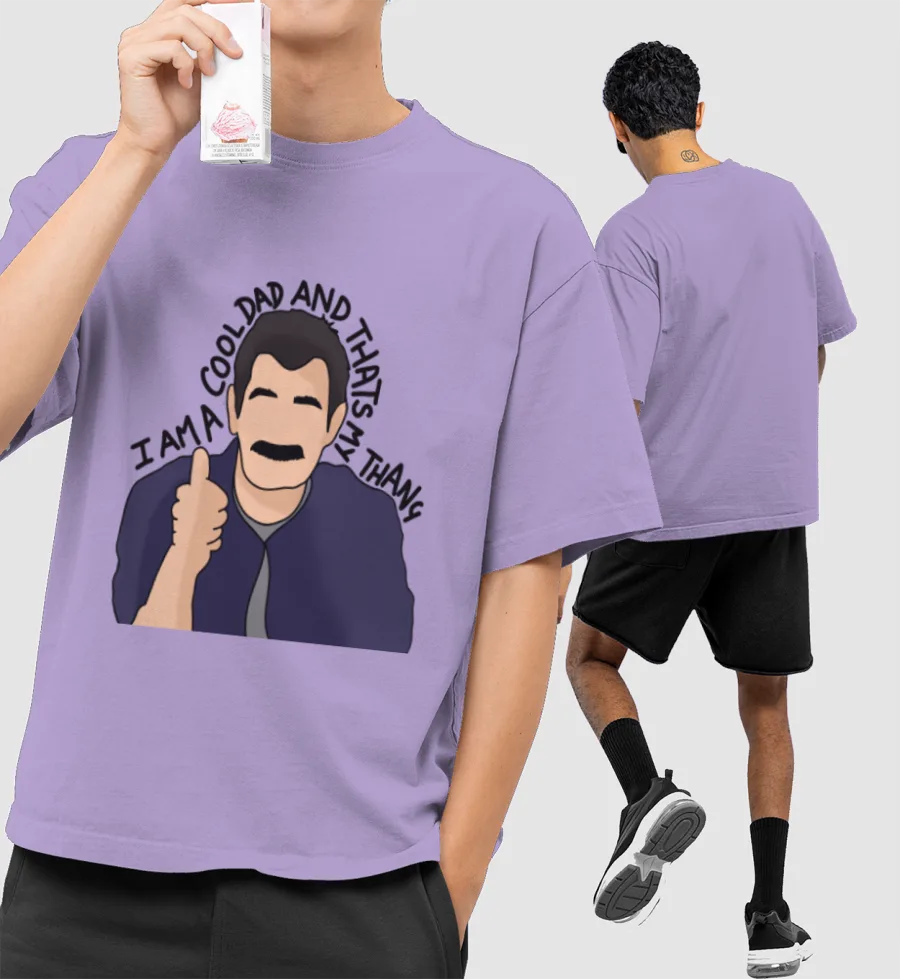 Phil dunphy cool dad Front-Printed Oversized T-Shirt