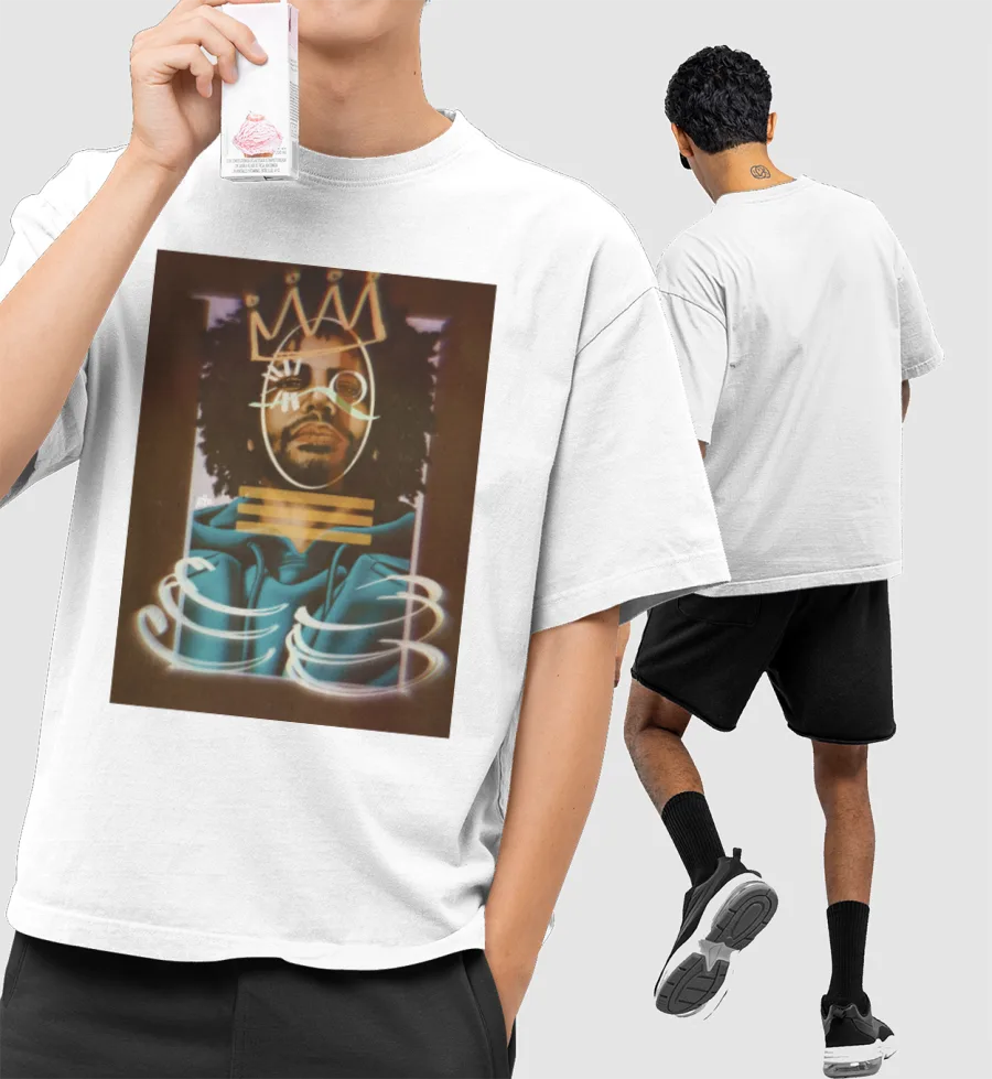 Diggs Front-Printed Oversized T-Shirt