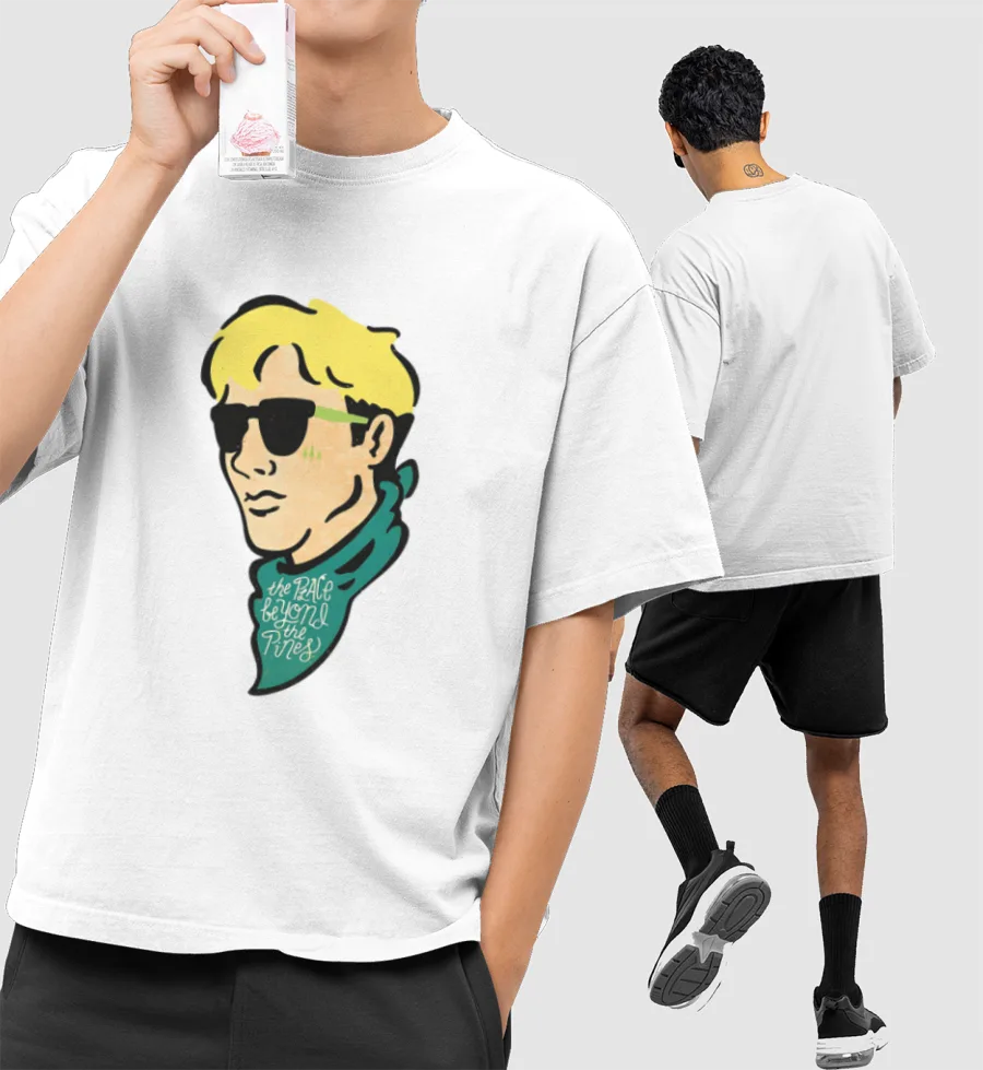 The Place beyond the Pines  Front-Printed Oversized T-Shirt