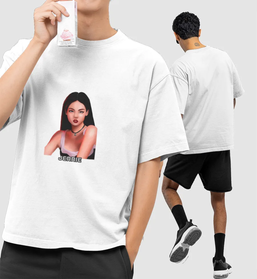 JENNIE Oversized T-Shirt - Frankly Wearing