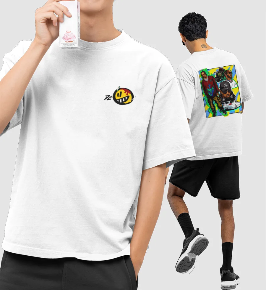 LEWIS Oversized T-Shirt (Front & Back Print)