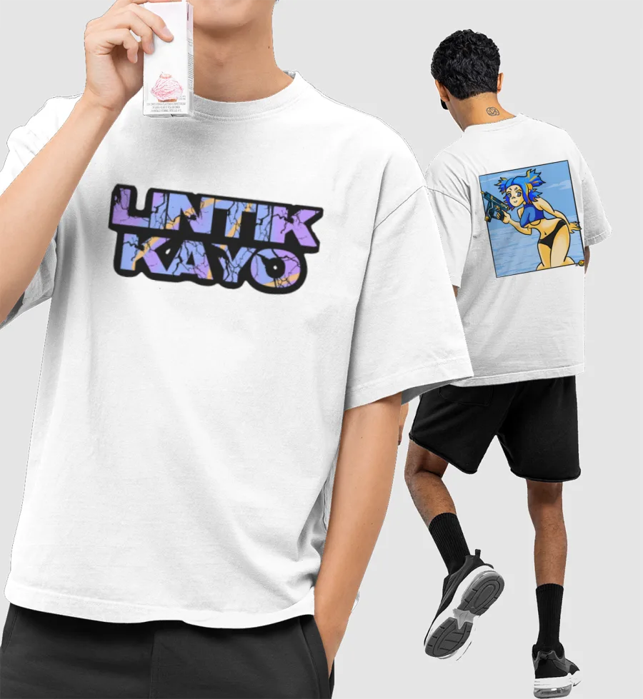 VALORANT x NEON Oversized T-Shirt (Front & Back Print)