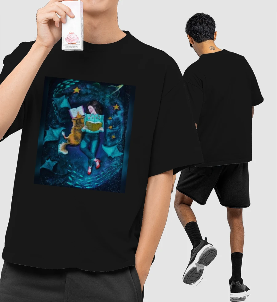 Best buddies  Front-Printed Oversized T-Shirt