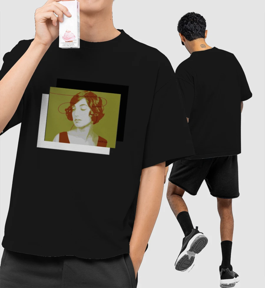 elif batuman humanism feminism Front-Printed Oversized T-Shirt