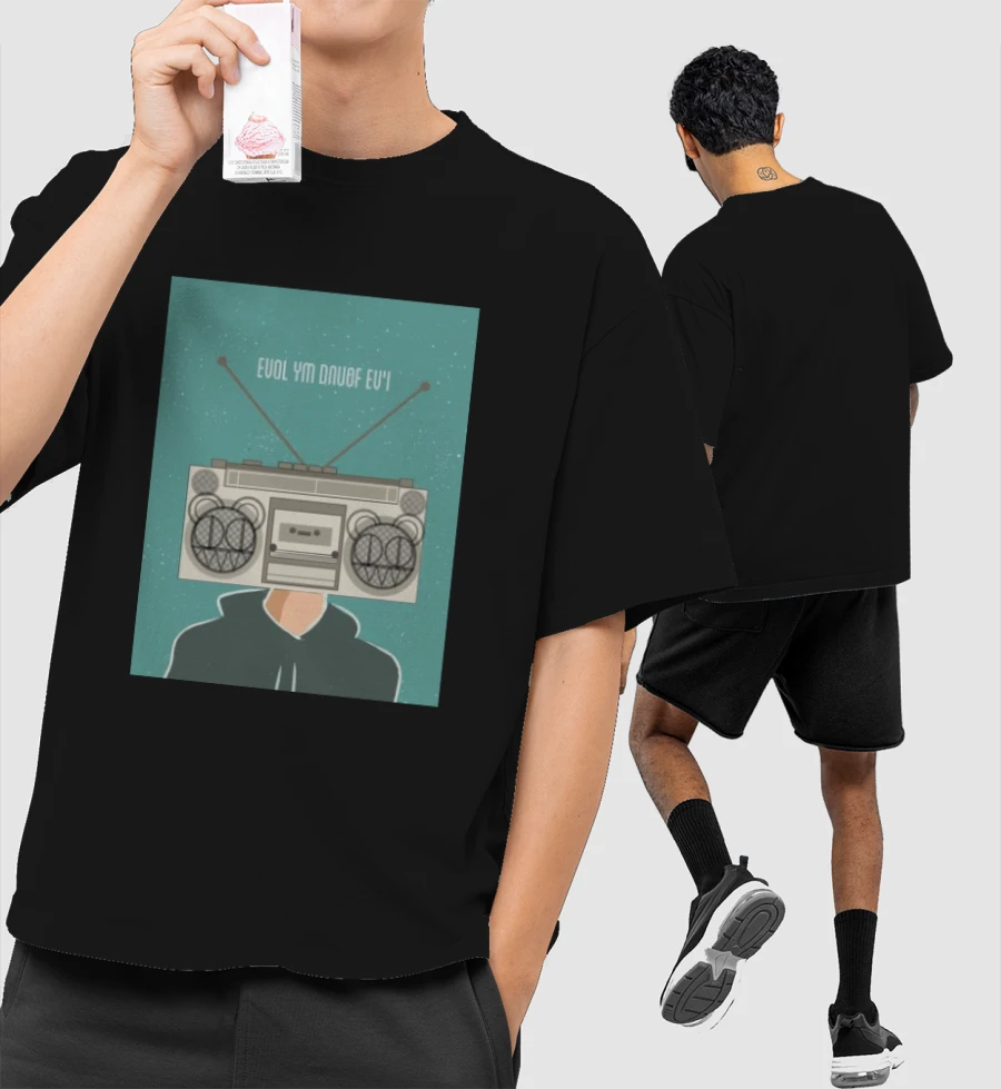 Radiohead Front-Printed Oversized T-Shirt