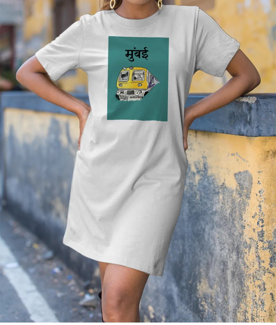 Mumbai (HINDI) T-Shirt Dress