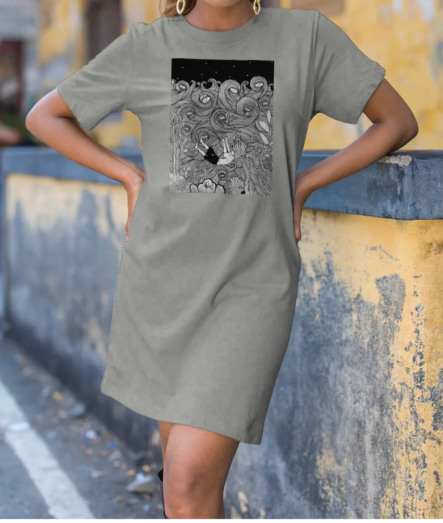 Sea of Judgement. T-Shirt Dress