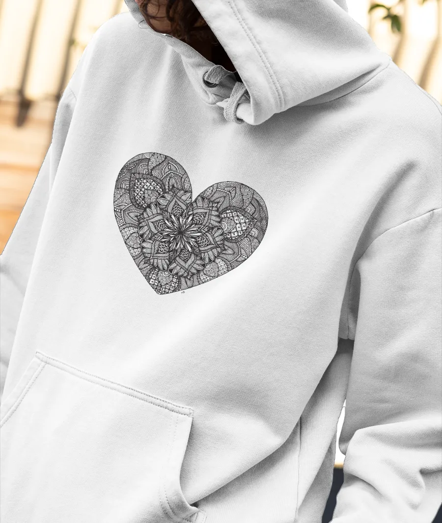 Love Burst Front-Printed Hoodie