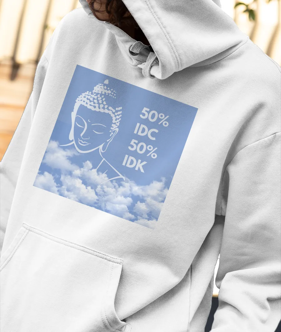 Buddha - 1 Front-Printed Hoodie