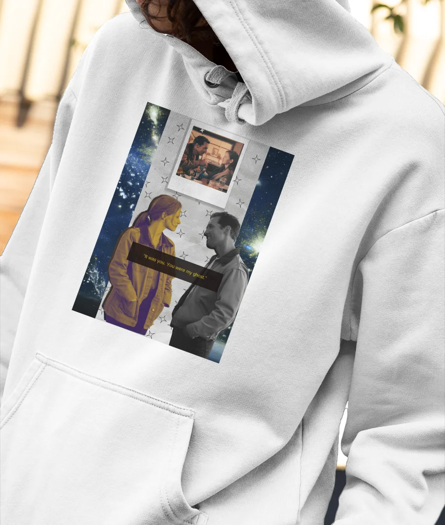 interstellar  Murph & Cooper Front-Printed Hoodie