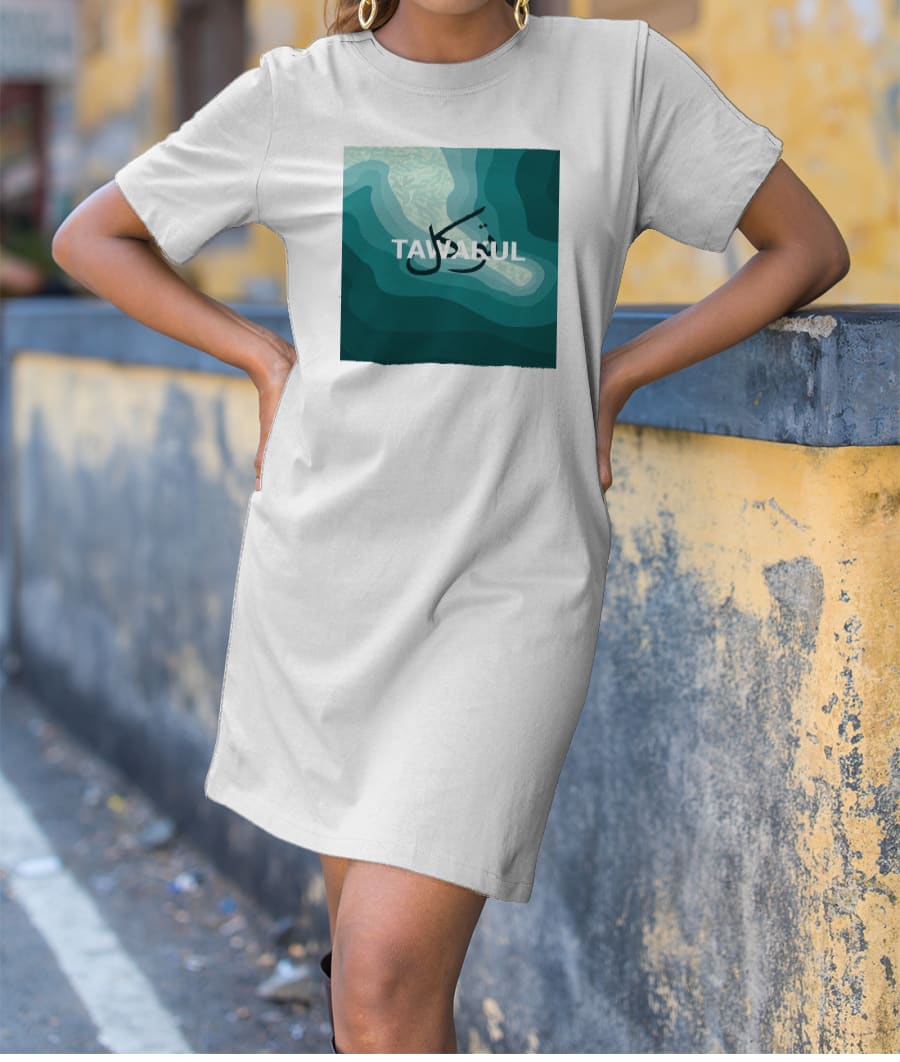 Arabic calligraphy T-Shirt Dress