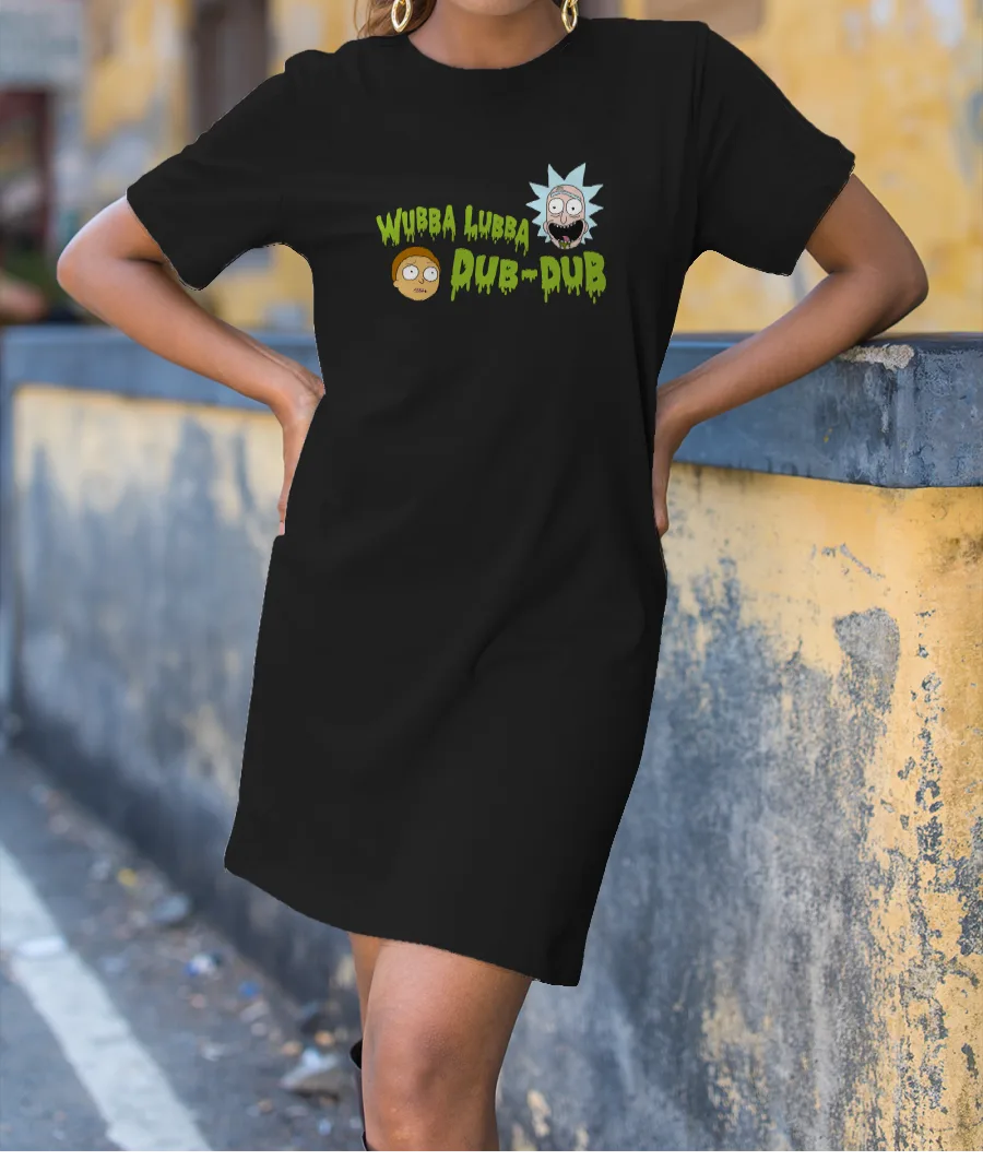 Rick and Morty T-Shirt Dress