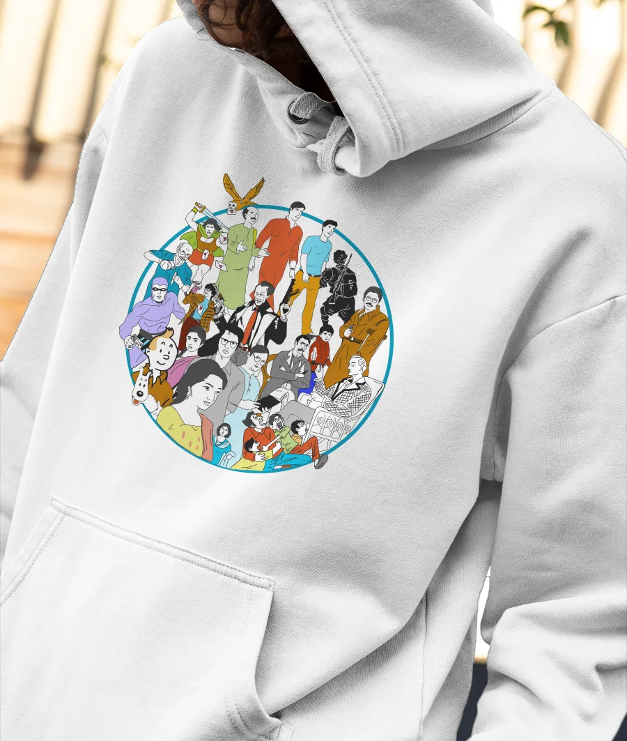 Bengali golpo Front-Printed Hoodie