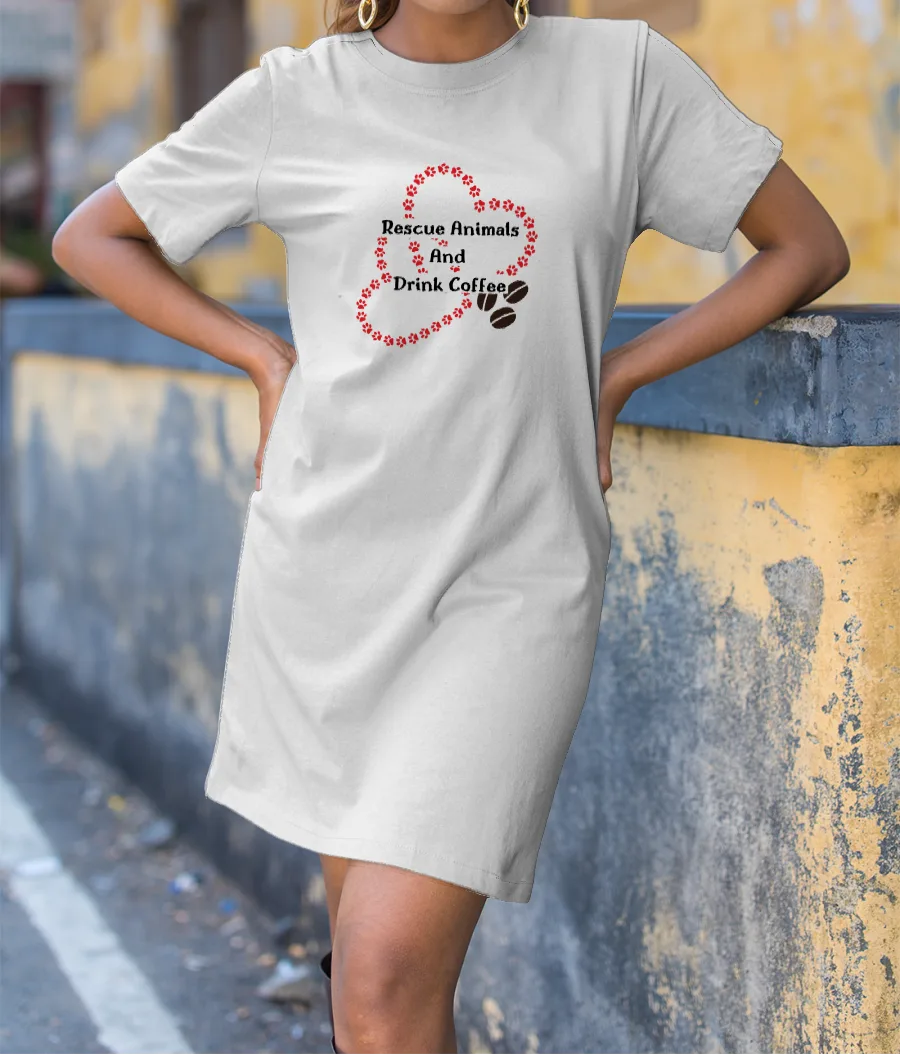 Rescue animals T-Shirt Dress