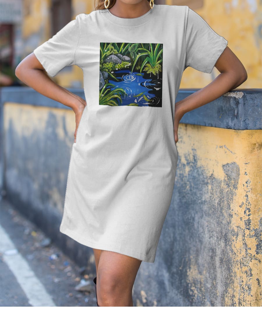 Ghibli studio- pond. T-Shirt Dress