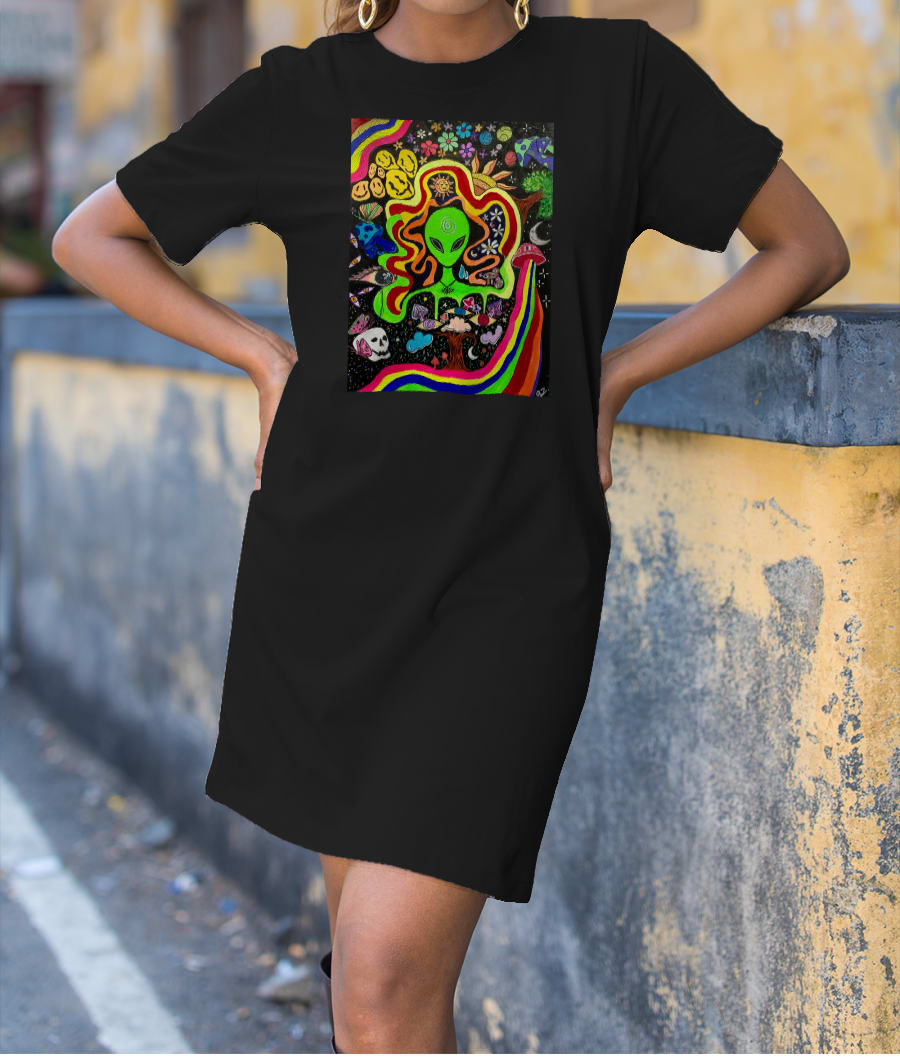 Trippy designs . T-Shirt Dress