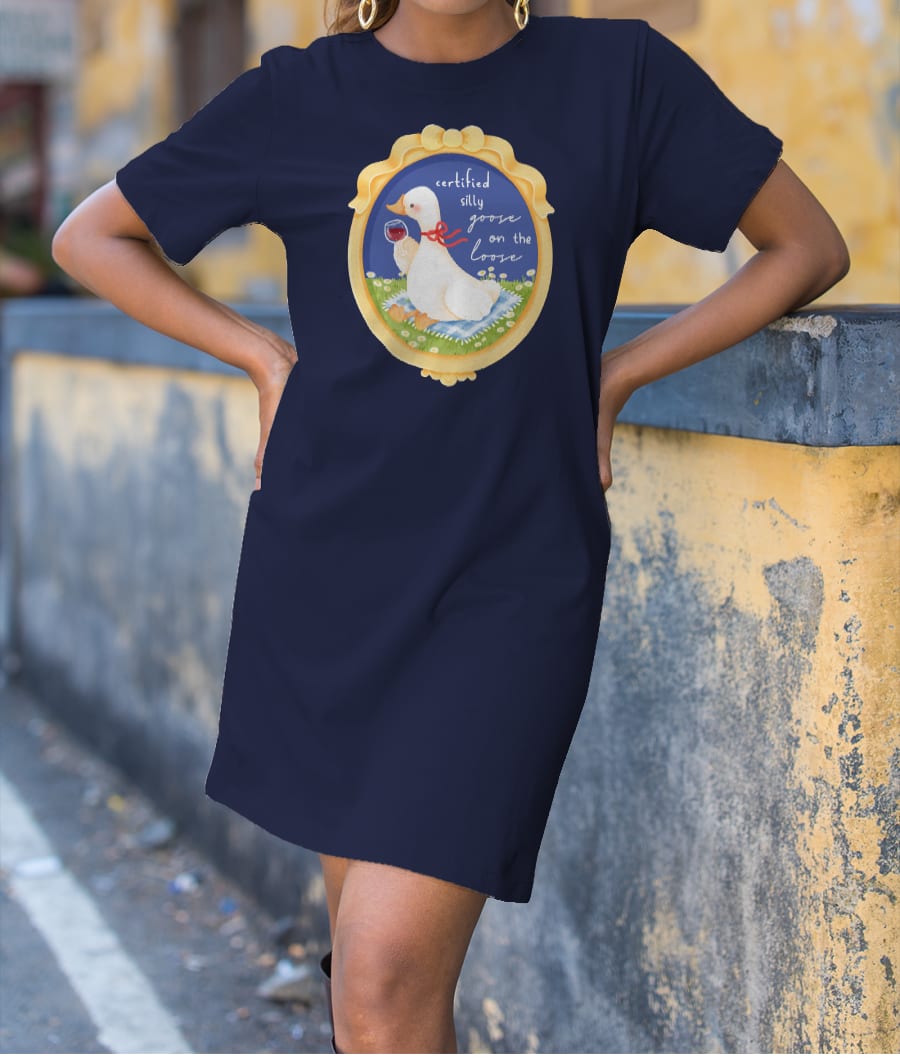 Silly goose on the loose T-Shirt Dress