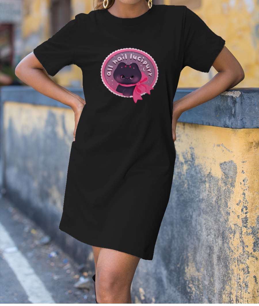 All hail lucipurr T-Shirt Dress