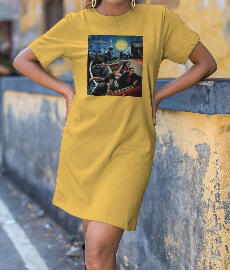 Once Upon A Time In Hollywood | Starry Night T-Shirt Dress