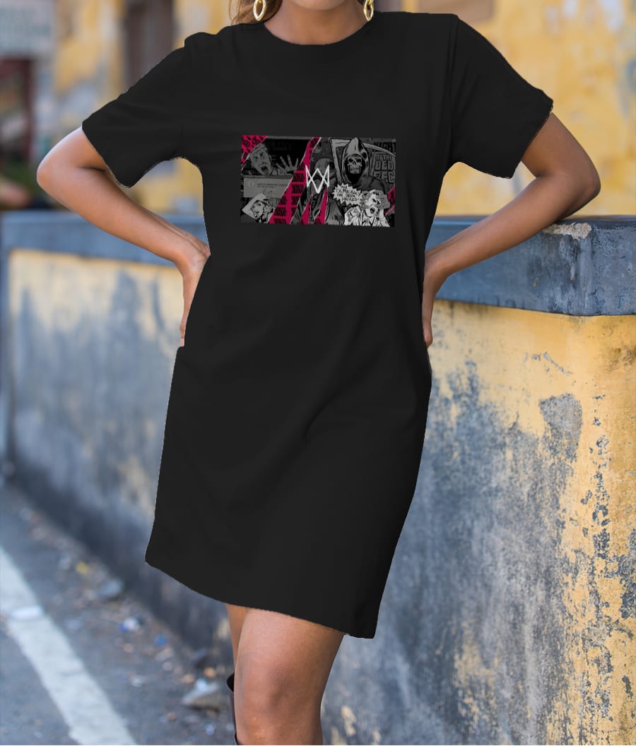 Our Democracy is Hacked (Watchdogs 2) T-Shirt Dress